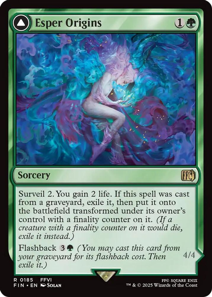Esper Origins · 185 · FINAL FANTASY · Non-foil