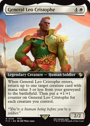 General Leo Cristophe (Extended Art) · 135 · Commander: FINAL FANTASY · Non-foil
