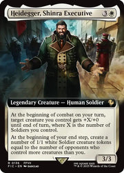Heidegger, Shinra Executive (Extended Art) · 136 · Commander: FINAL FANTASY · Foil