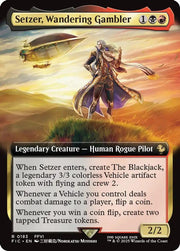 Setzer, Wandering Gambler (Extended Art) · 183 · Commander: FINAL FANTASY · Non-foil
