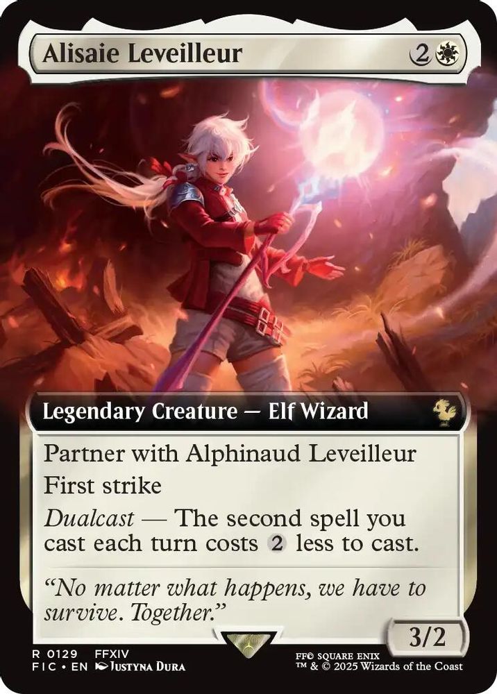 Alisaie Leveilleur (Extended Art) · 129 · Commander: FINAL FANTASY · Non-foil