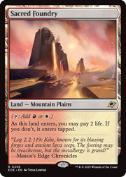 Sacred Foundry · 256 · Edge of Eternities · Non-foil