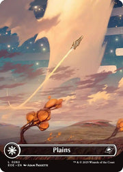 Plains (0262) (Borderless) · 262 · Edge of Eternities · Foil