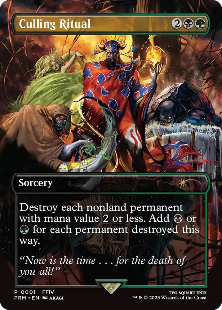 Culling Ritual · 1 · PW25 · Non-foil