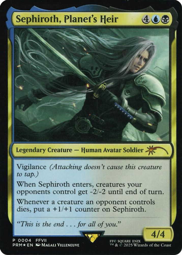 Sephiroth, Planet's Heir (Costco Bundle) · 4 · PMEI · Foil