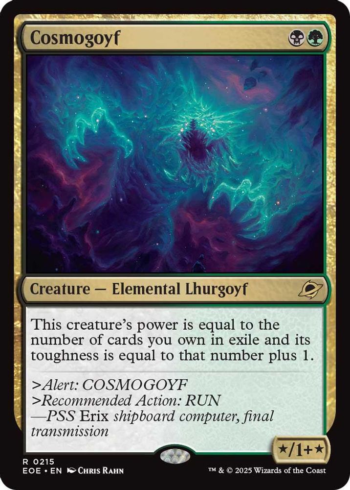 Cosmogoyf · 215 · Edge of Eternities · Foil