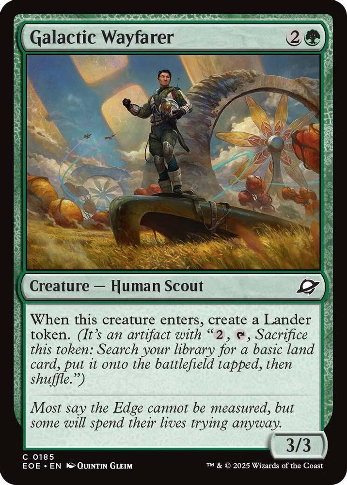 Galactic Wayfarer · 185 · Edge of Eternities · Non-foil
