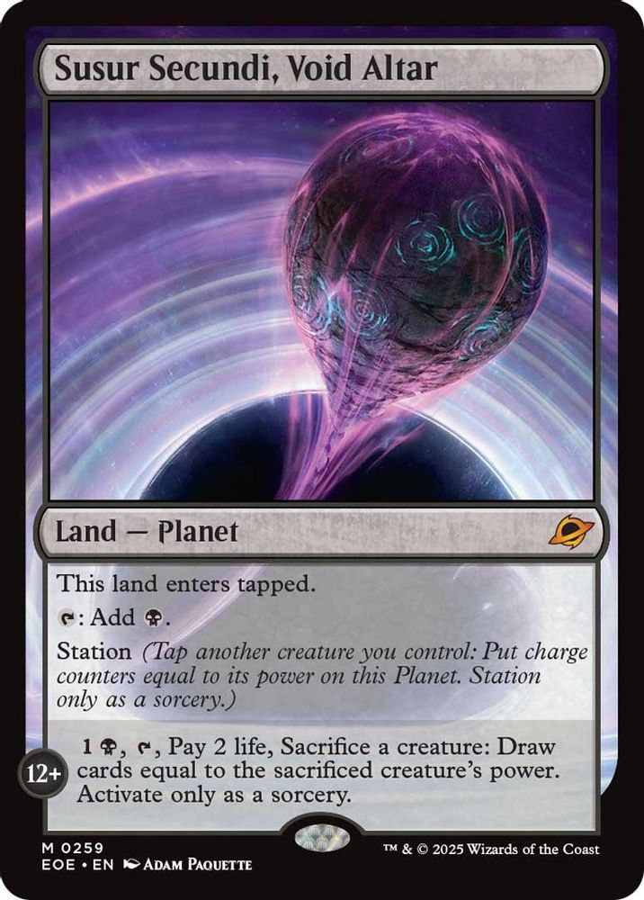 Susur Secundi, Void Altar · 259 · Edge of Eternities · Non-foil