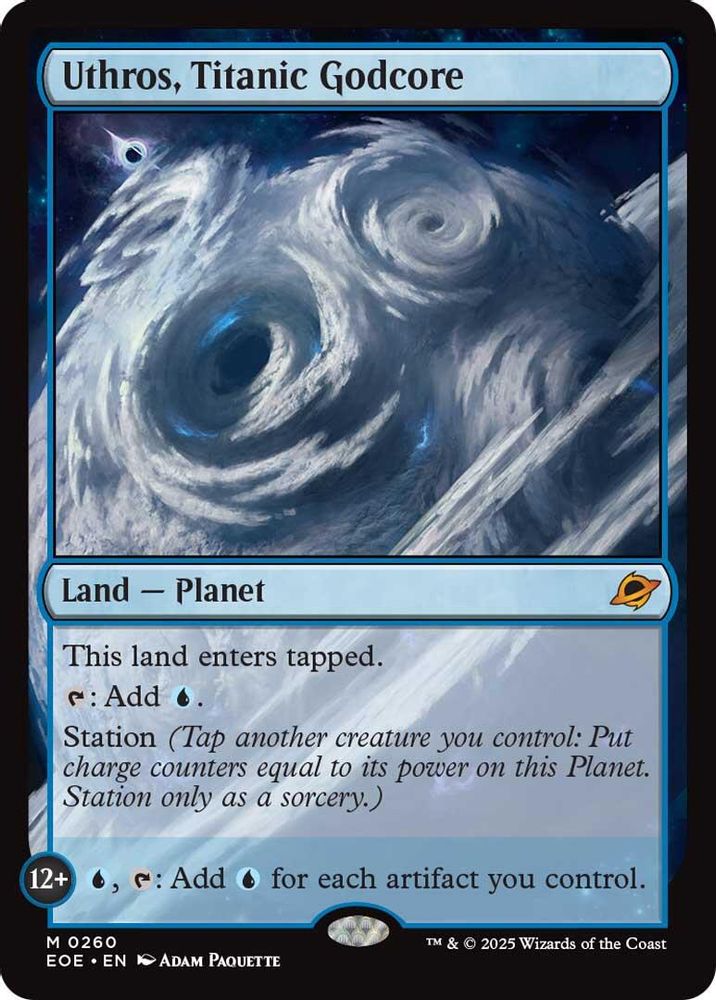 Uthros, Titanic Godcore · 260 · Edge of Eternities · Non-foil