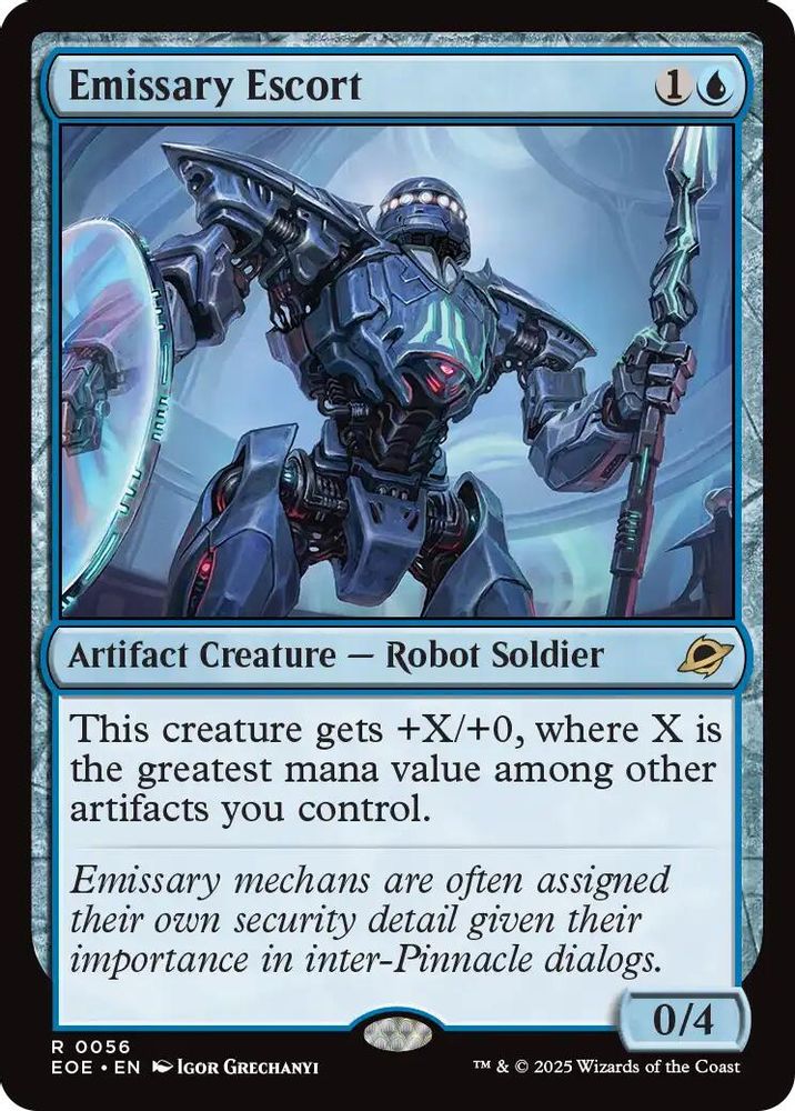 Emissary Escort · 56 · Edge of Eternities · Foil