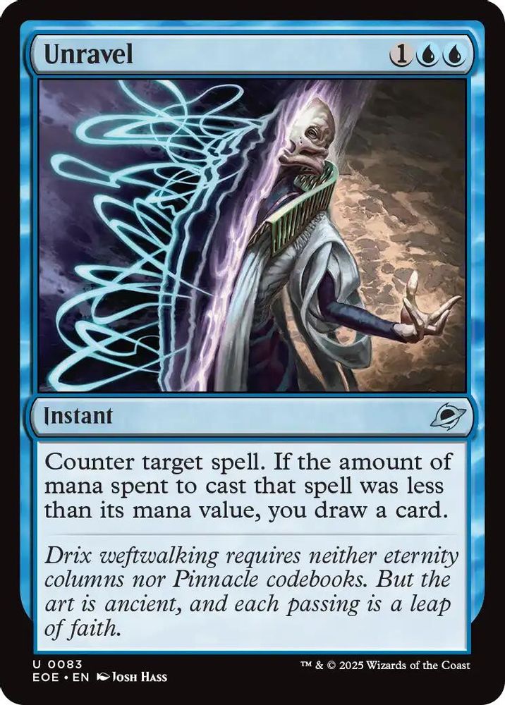Unravel · 83 · Edge of Eternities · Non-foil
