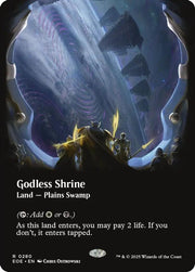 Godless Shrine (Borderless) · 280 · Edge of Eternities · Foil
