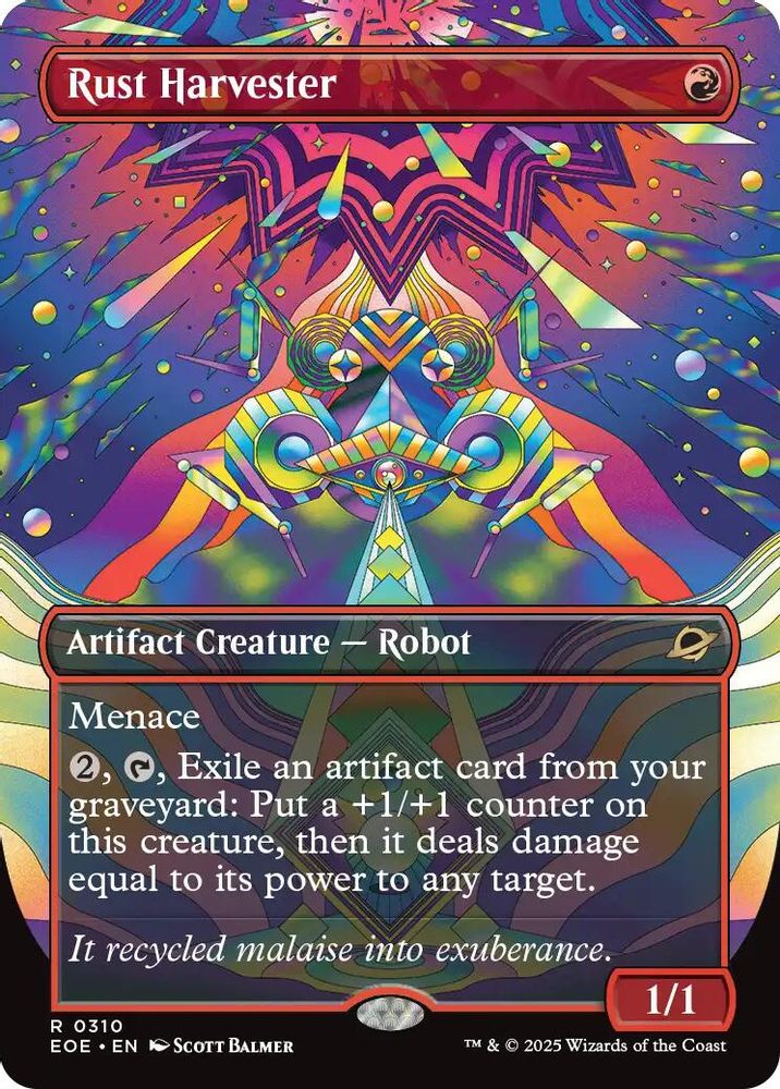 Rust Harvester (Borderless) · 310 · Edge of Eternities · Foil
