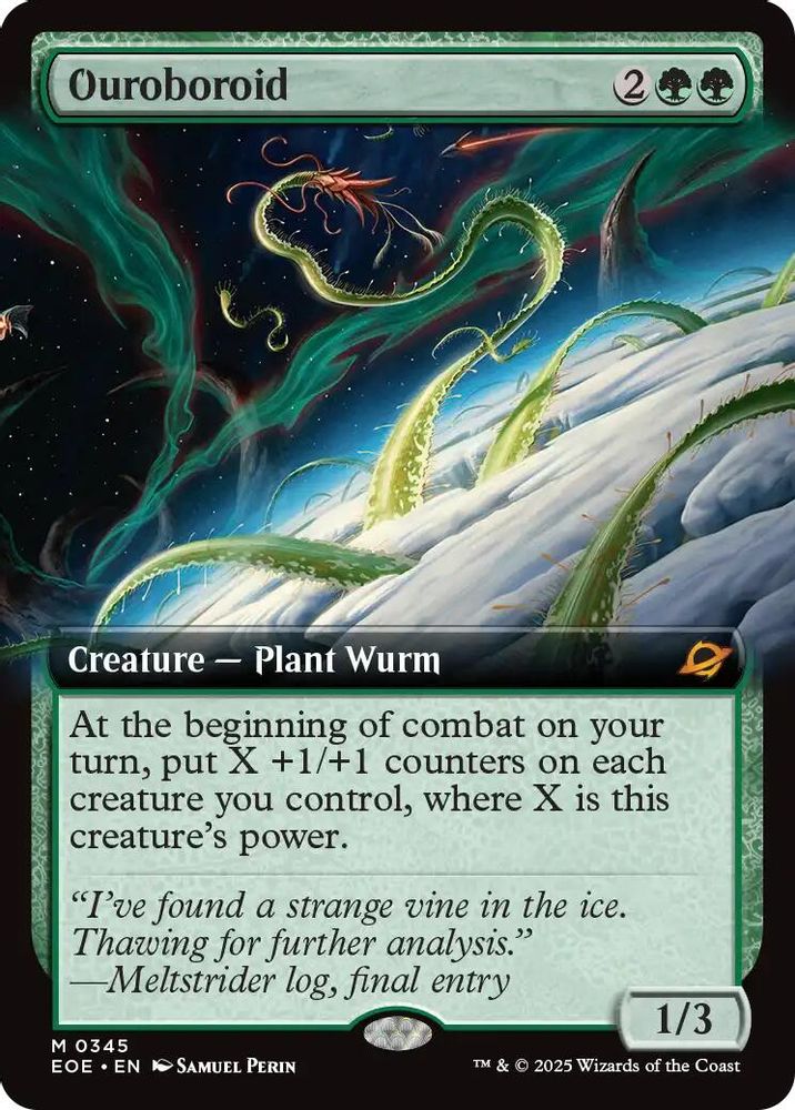 Ouroboroid (Extended Art) · 345 · Edge of Eternities · Non-foil