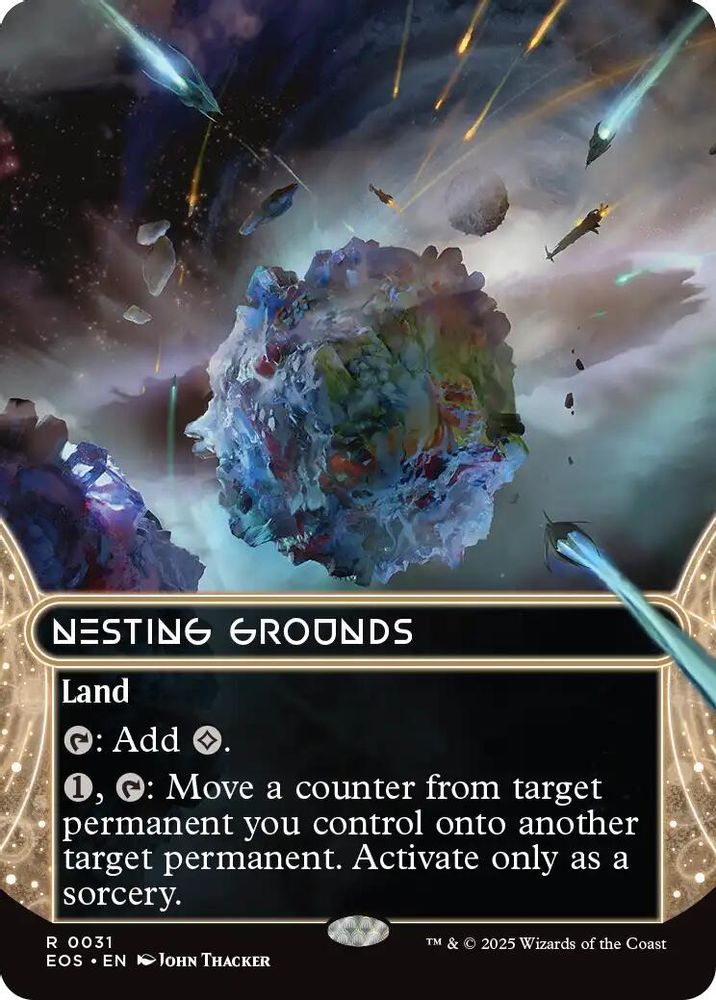 Nesting Grounds (0031) (Borderless) · 31 · Edge of Eternities: Stellar Sights · Non-foil