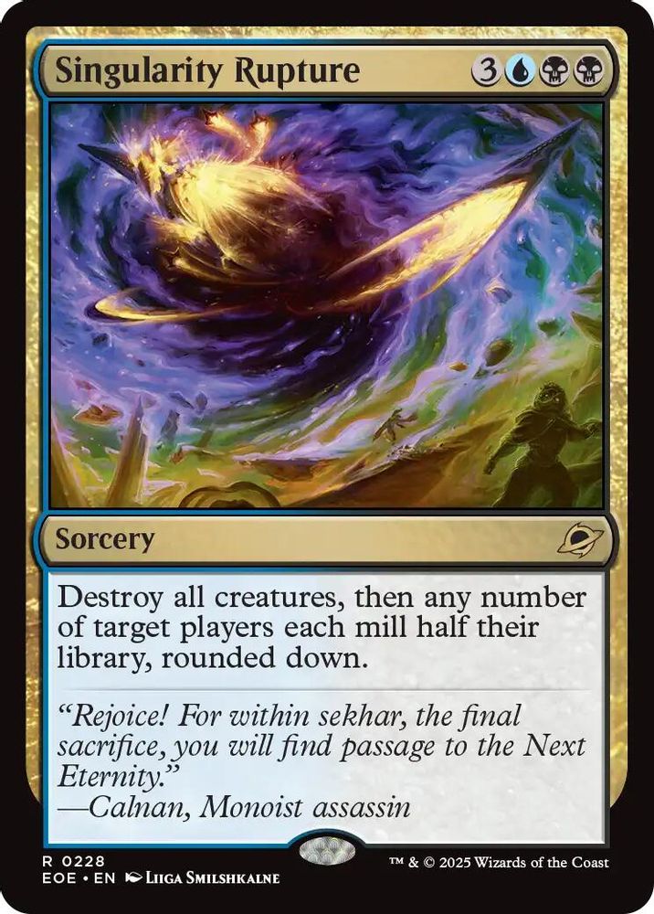 Singularity Rupture · 228 · Edge of Eternities · Non-foil