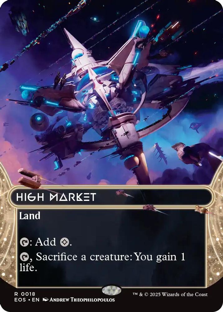 High Market (0018) (Borderless) · 18 · EOS · Non-foil