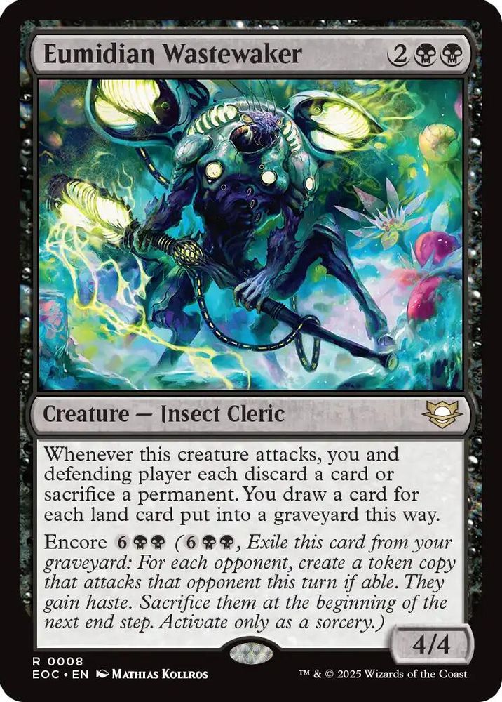 Eumidian Wastewaker · 8 · Commander: Edge of Eternities · Non-foil