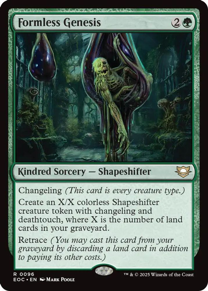 Formless Genesis · 96 · Commander: Edge of Eternities · Non-foil