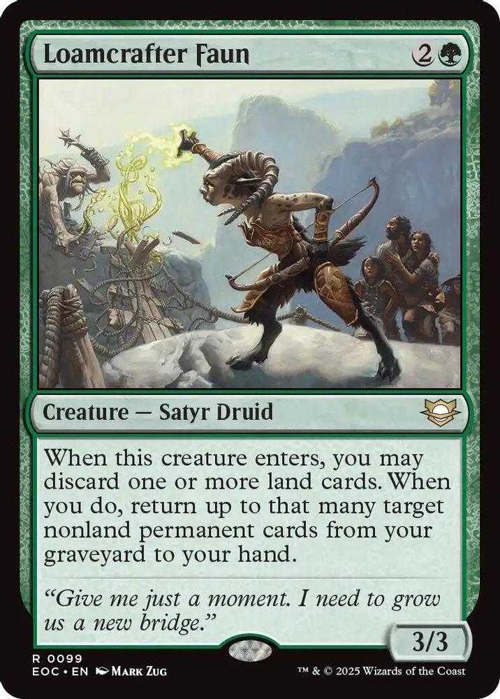 Loamcrafter Faun · 99 · Commander: Edge of Eternities · Non-foil