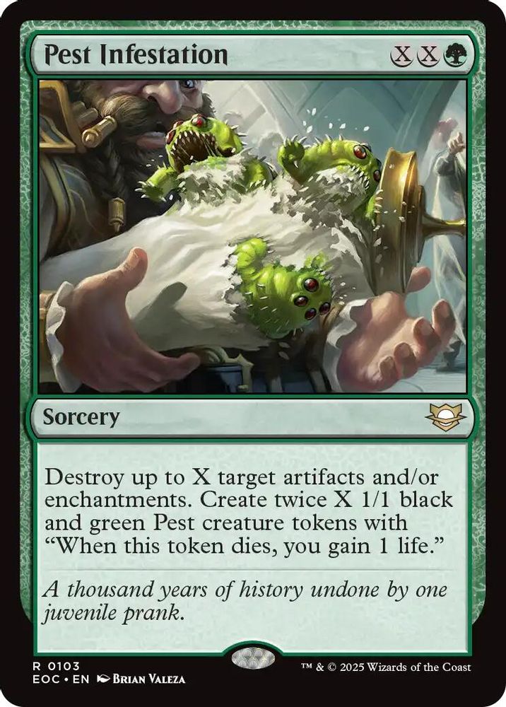 Pest Infestation · 103 · Commander: Edge of Eternities · Non-foil