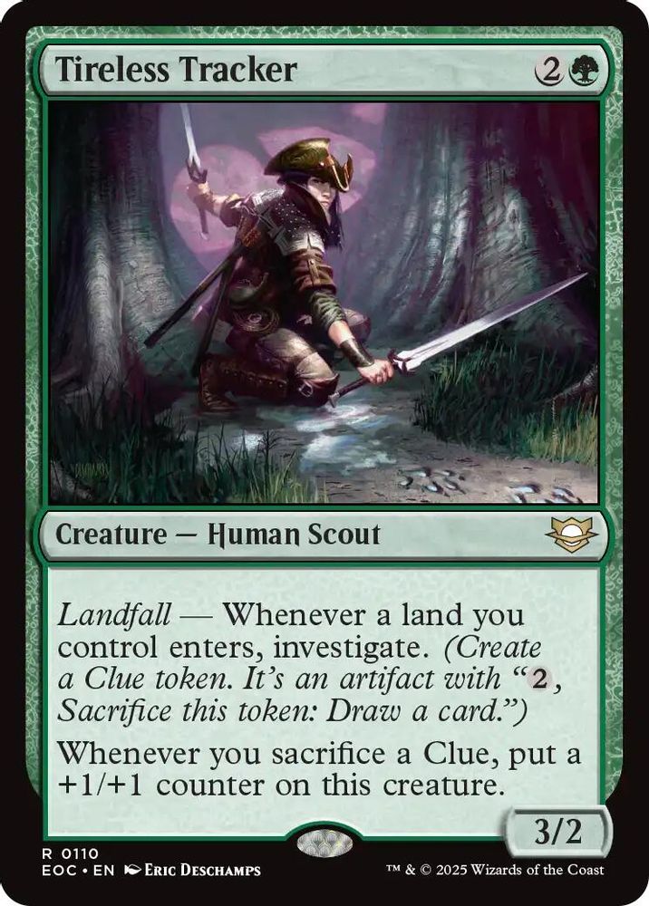 Tireless Tracker · 110 · Commander: Edge of Eternities · Non-foil