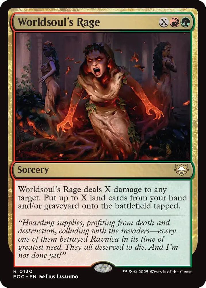 Worldsoul's Rage · 130 · EOC · Non-foil