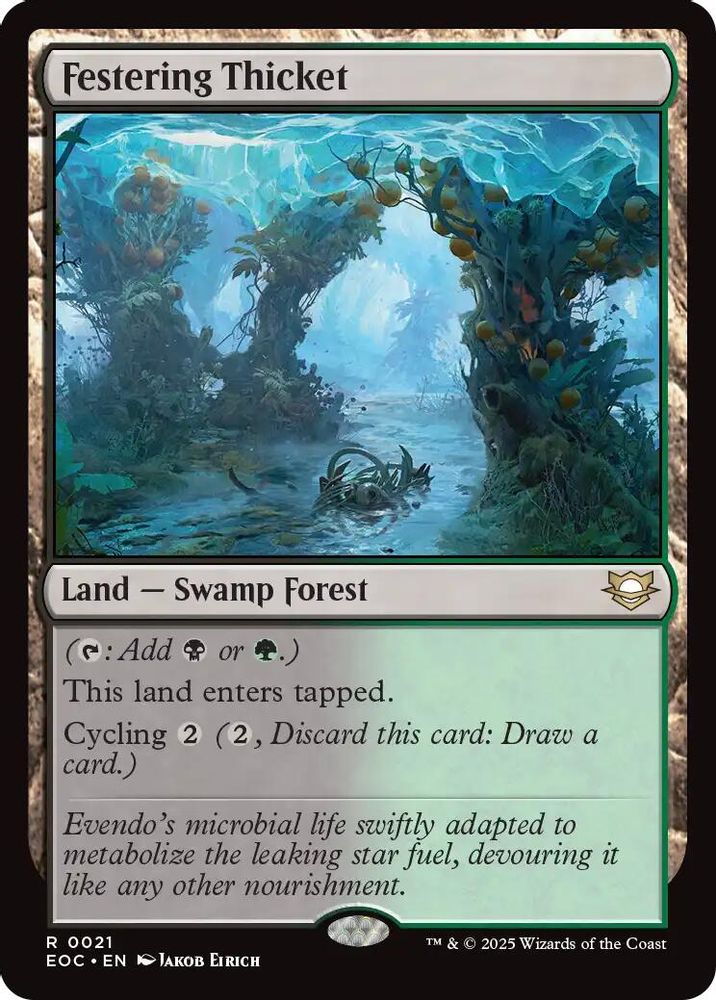Festering Thicket · 21 · Commander: Edge of Eternities · Non-foil