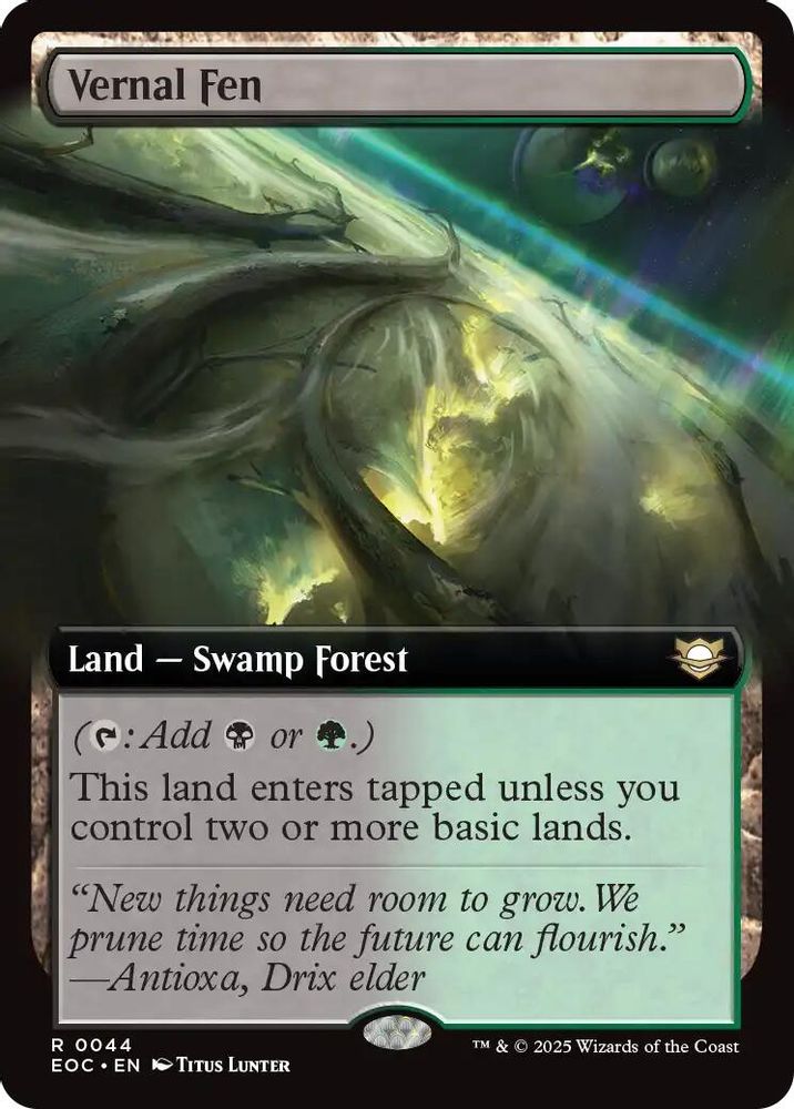 Vernal Fen (Extended Art) · 44 · EOC · Non-foil