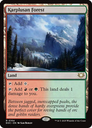 Karplusan Forest · 164 · Commander: Edge of Eternities · Non-foil