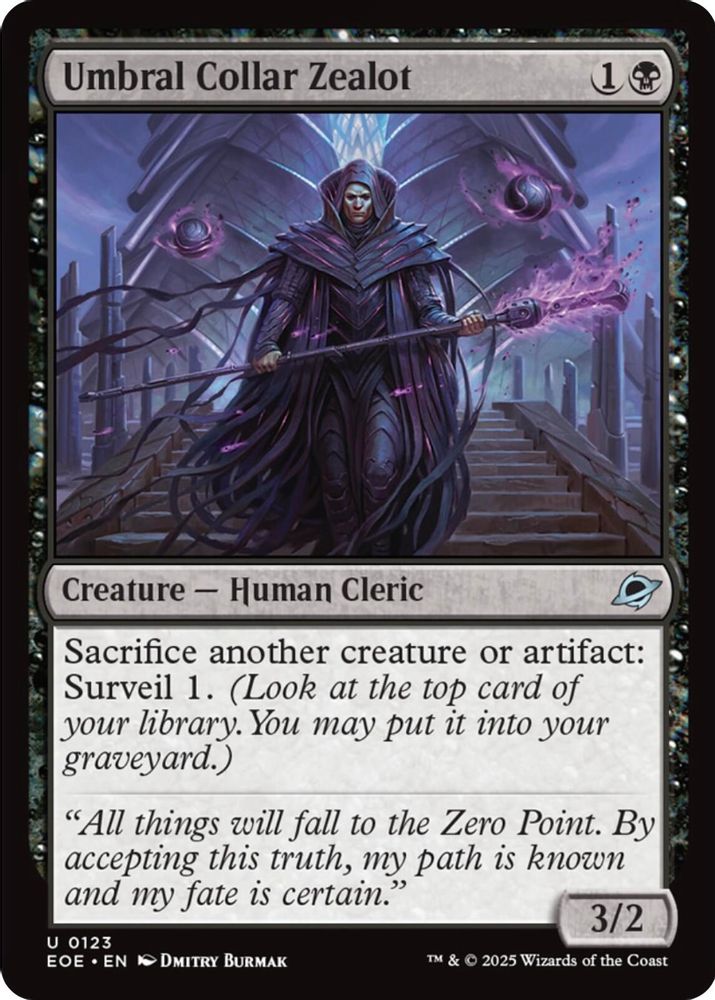Umbral Collar Zealot · 123 · Edge of Eternities · Non-foil