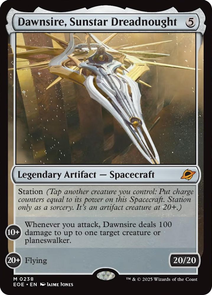 Dawnsire, Sunstar Dreadnought · 238 · Edge of Eternities · Non-foil