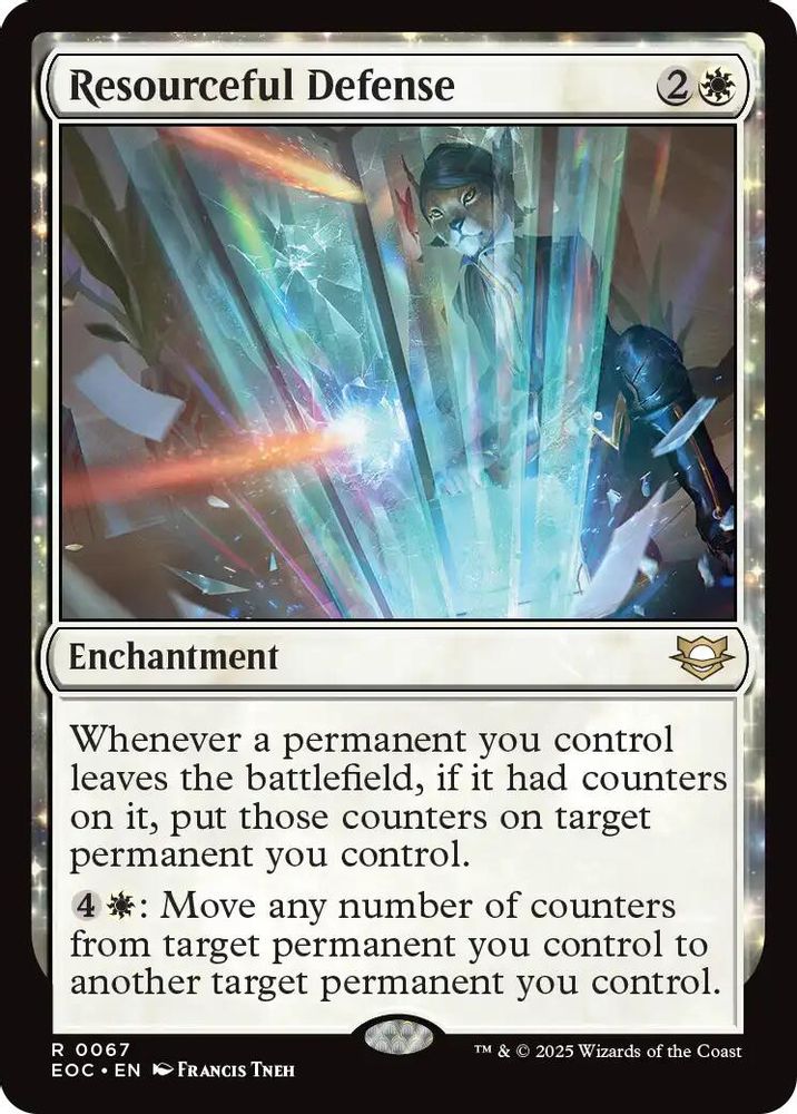 Resourceful Defense · 67 · Commander: Edge of Eternities · Non-foil