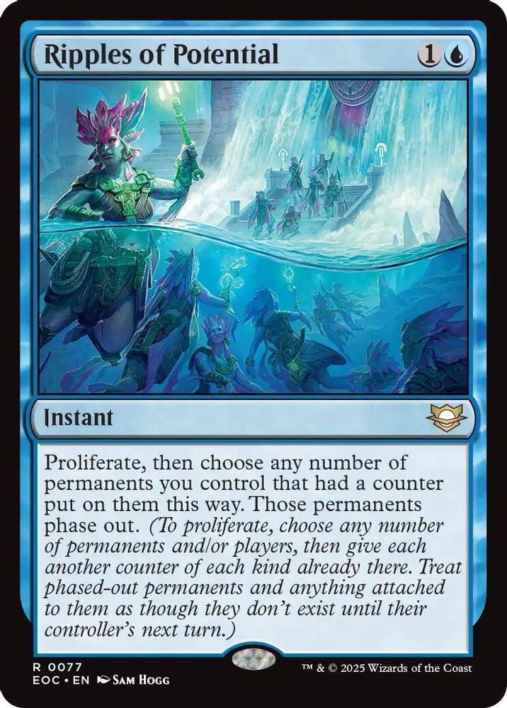 Ripples of Potential · 77 · Commander: Edge of Eternities · Non-foil