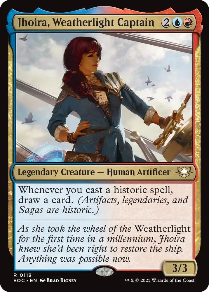 Jhoira, Weatherlight Captain · 118 · Commander: Edge of Eternities · Non-foil