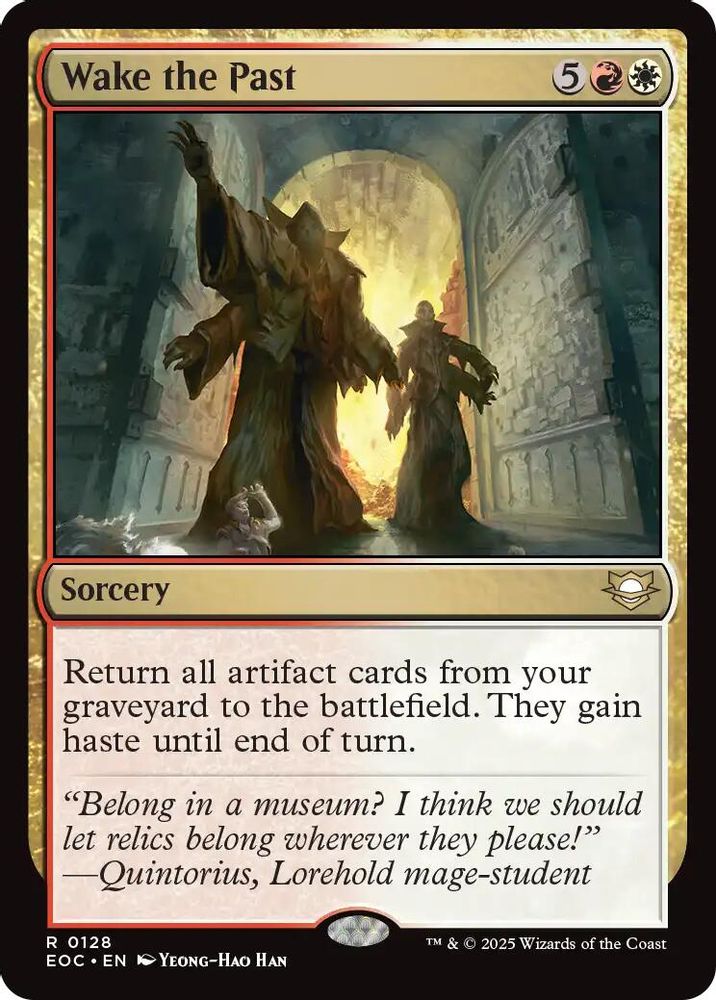 Wake the Past · 128 · Commander: Edge of Eternities · Non-foil