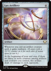 Lux Artillery · 140 · Commander: Edge of Eternities · Non-foil
