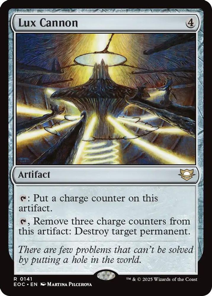 Lux Cannon · 141 · Commander: Edge of Eternities · Non-foil