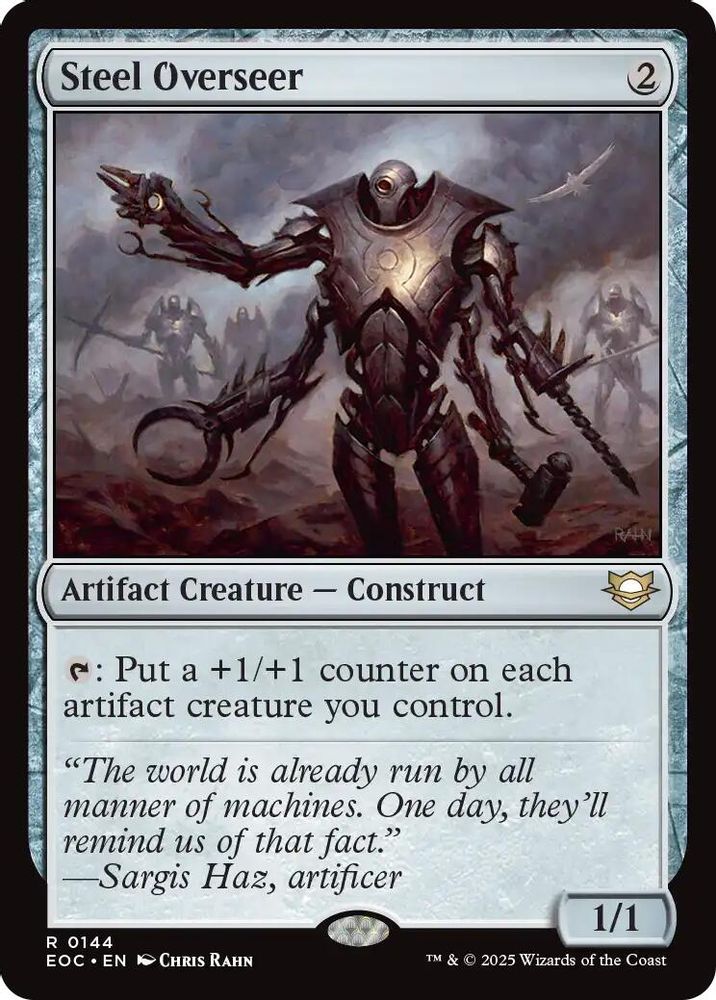 Steel Overseer · 144 · Commander: Edge of Eternities · Non-foil