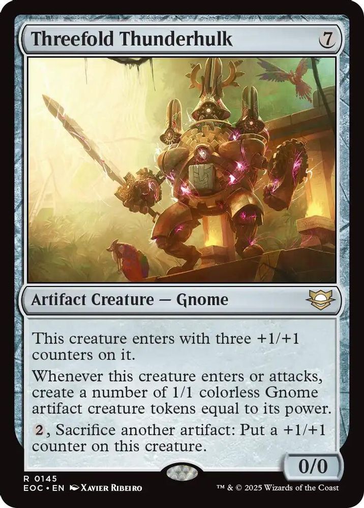 Threefold Thunderhulk · 145 · EOC · Non-foil