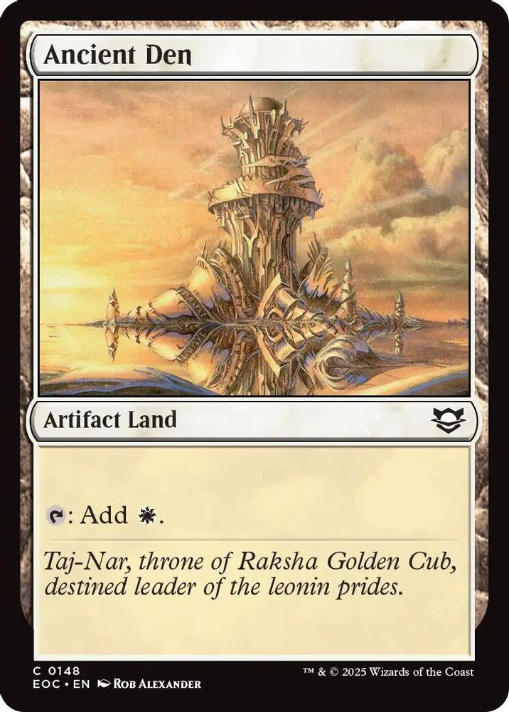 Ancient Den · 148 · EOC · Non-foil
