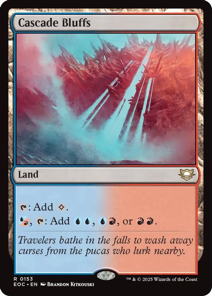 Cascade Bluffs · 153 · EOC · Non-foil