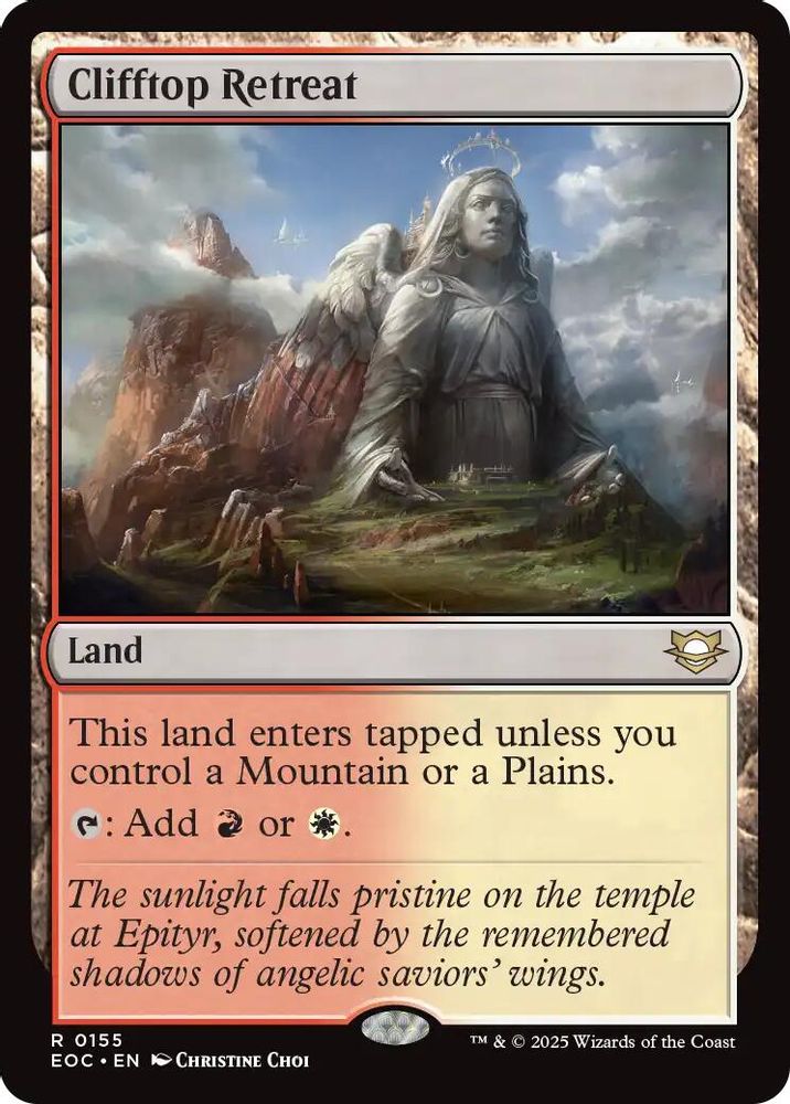 Clifftop Retreat · 155 · Commander: Edge of Eternities · Non-foil