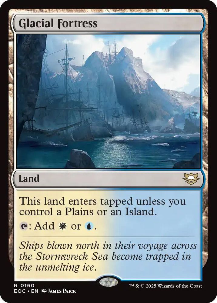 Glacial Fortress · 160 · Commander: Edge of Eternities · Non-foil