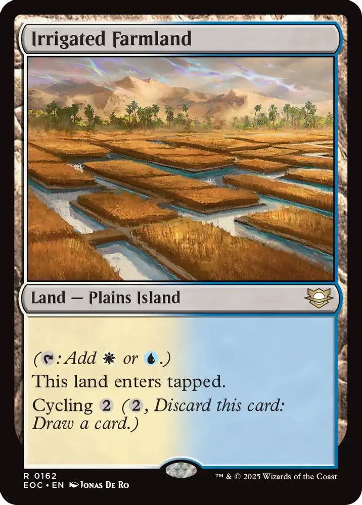 Irrigated Farmland · 162 · Commander: Edge of Eternities · Non-foil
