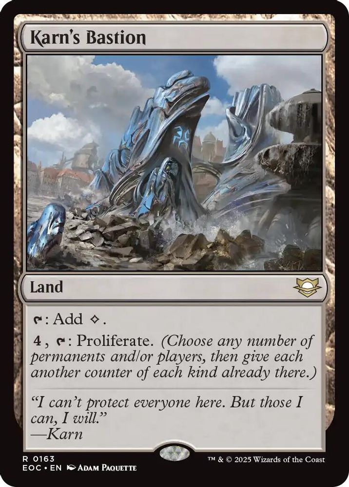 Karn's Bastion · 163 · Commander: Edge of Eternities · Non-foil