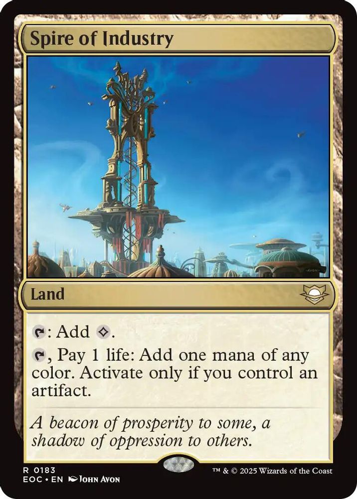 Spire of Industry · 183 · Commander: Edge of Eternities · Non-foil