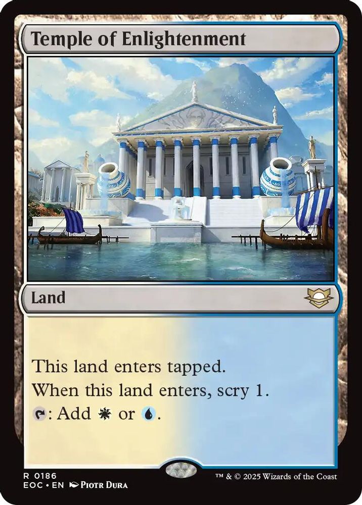 Temple of Enlightenment · 186 · Commander: Edge of Eternities · Non-foil