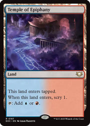 Temple of Epiphany · 187 · Commander: Edge of Eternities · Non-foil