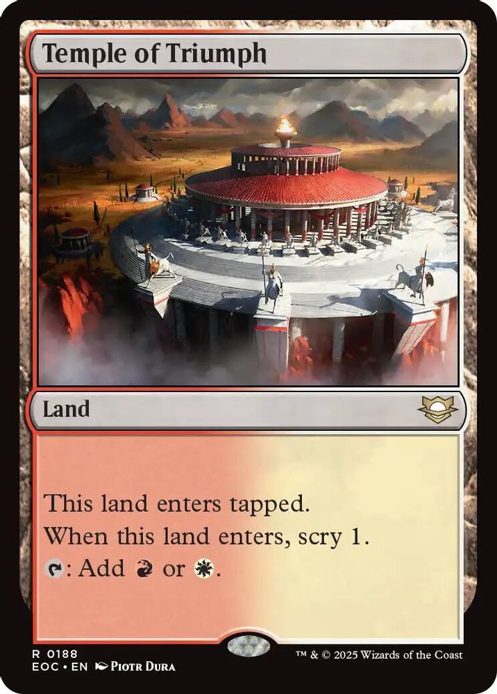 Temple of Triumph · 188 · Commander: Edge of Eternities · Non-foil